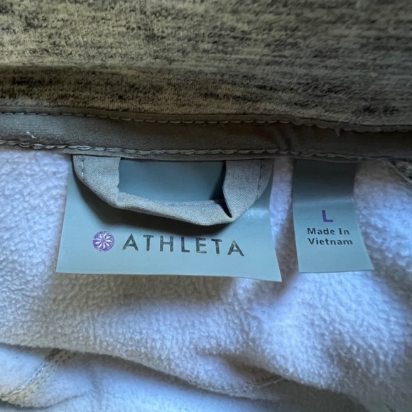 Athleta Fleece Full Zip Hoodie - Picture 3 of 3